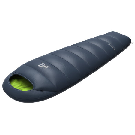 Schlafsack Hannah Bivak 240 2023 dunkelblau midnight navy/lime green
