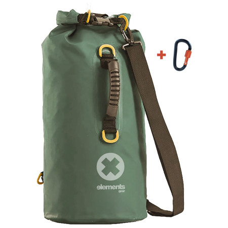 Wasserdichter Packsack Elements Gear Expedition 2.0 - 5L grün forest green