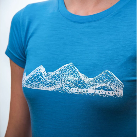 Damen-Funktionsshirt Sensor Merino Active PT Mountains