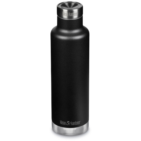 Edelstahl-Thermoflasche Klean Kanteen Insulated Classic Narrow 25oz (w/Pour Through Cap) schwarz black