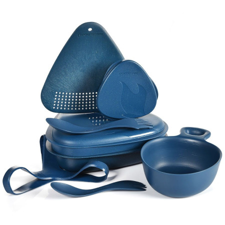 Geschirrset Light My Fire Outdoor MealKit blau hazyblue