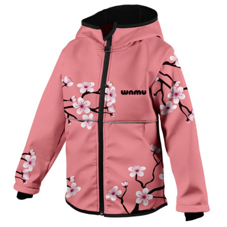 Kinder-Softshell-Jacke WAMU Pink rosa PINK