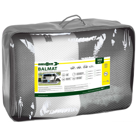 Teppich Brunner Balmat 250x450 cm grau