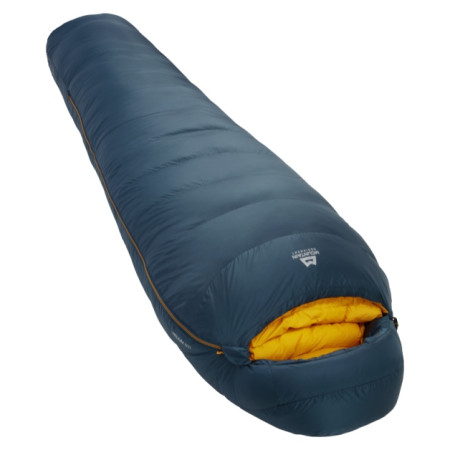 Daunenschlafsack Mountain Equipment Helium 800 Long blau Majolica Blue