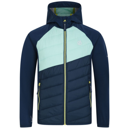 Kinderjacke Dare 2b Explore Hybrid dunkelblau Moonlight Denim/Mint Green