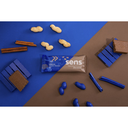 Riegel Sens Erdnussbutter und Zimt