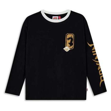 Kinder-T-Shirt Lego Wear Lwtaj 709 Black schwarz Black
