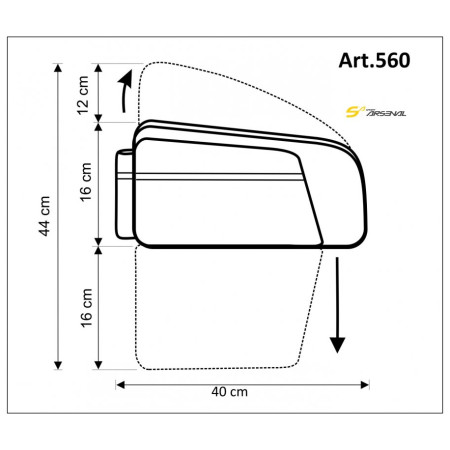 Fahrradtasche Sport Arsenal Art. 560