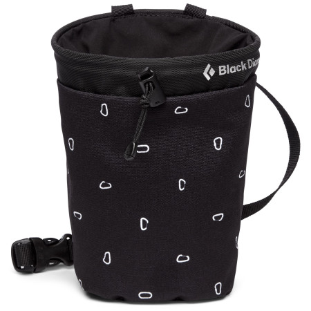Kreidebeutel Black Diamond Gym Chalk Bag M/L (2023) schwarz BlackBinerPrint