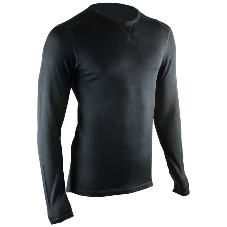 Herren-T-Shirt Zulu Merino 160 dlouhý rukáv (2020) schwarz
