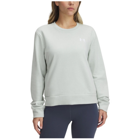 Damen-Sweatshirt Under Armour Rival Terry Crew grün Hydro Green / / White