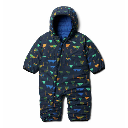 Kinder-Skianzug Columbia Powder Lite™ Reversible Bunting dunkelblau Collegiate Navy, Bright Indigo, Dk Mtn