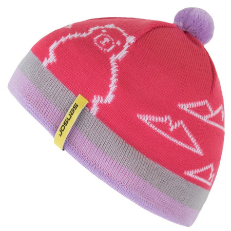 Kindermütze Sensor Bear rosa