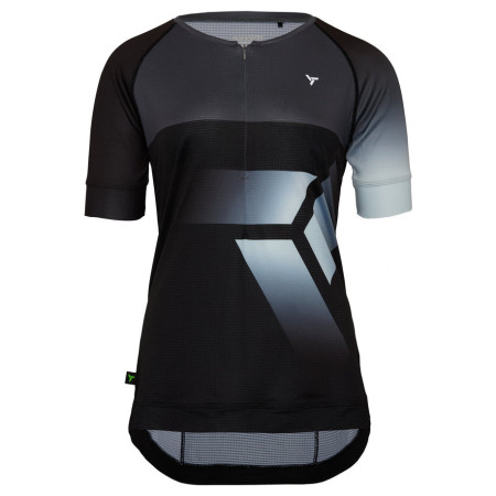 Damen-Radtrikot Silvini Stabina grau/schwarz grey-black