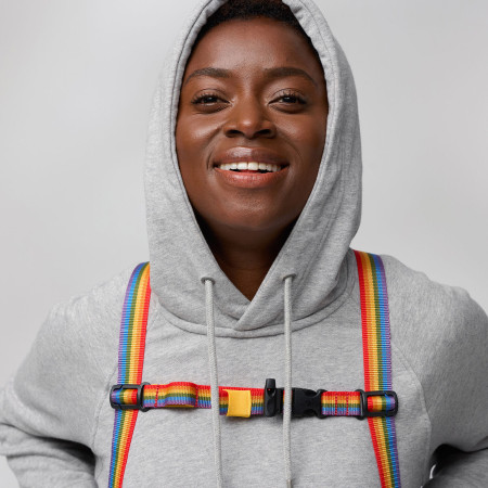 Herzfrequenzgurt Fjällräven Kånken Rainbow Chest Strap