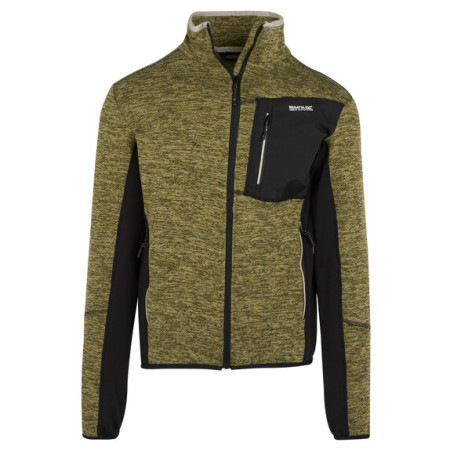 Herren Funktions-Sweatshirt Regatta Baslinn schwarz/grün NphGrnMrl/Bk