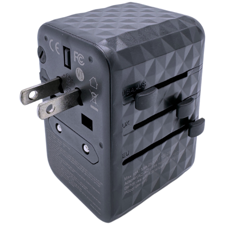 Adapter Crossio ChargeMe Adapter PD70W 2C+2A GaN III QC4+