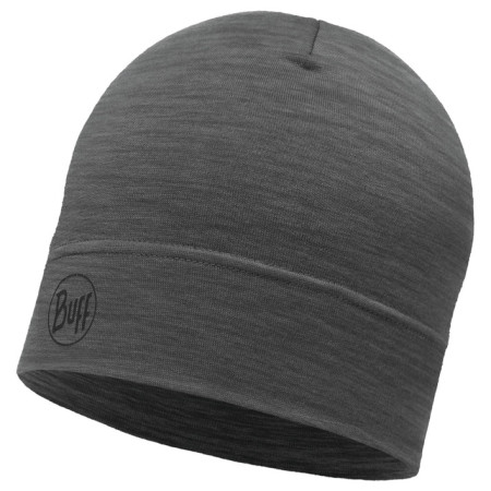 Mütze Buff Merino Lightweight Beanie grau SOLID GREY