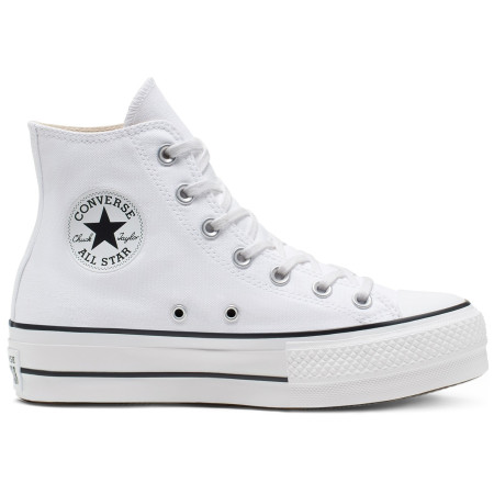 Damenschuhe Converse Chuck Taylor All Star Lift Mid weiß WHITE