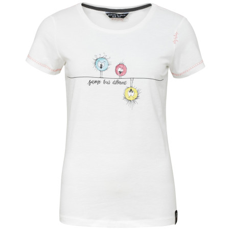 Damen-T-Shirt Chillaz Gandia Same But Diffrent weiß White