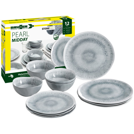 Geschirrset Brunner Midday Pearl