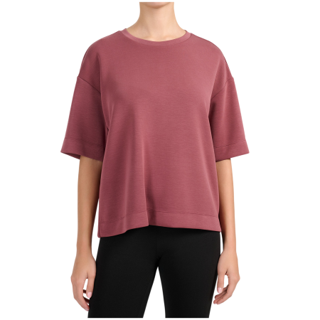 Damen-T-Shirt 4F Tshirt F3489 weinfarbe Burgundy