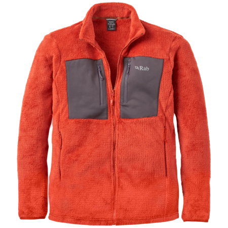 Herren-Sweatshirt Rab Granitic Jacket rot