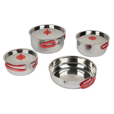 Geschirrset Bo-Camp Set Of Pans Travel 4