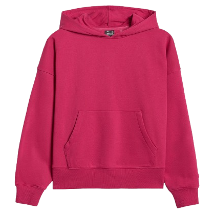 Damen-Sweatshirt 4F Sweatshirt F1887 rot DARK PINK