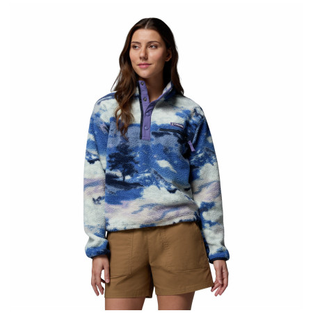 Damen-Sweatshirt Columbia Helvetia™ II Printed Cropped Half Snap