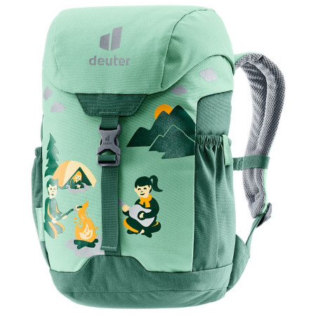 Kinderrucksack Deuter Schmusebär grün/orange spearmint-seagreen