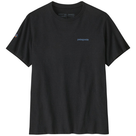 Herren-T-Shirt Patagonia Fitz Roy Icon Responsibili Tee schwarz Ink Black