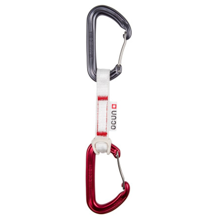 Express-Set Ocún HAWK QD WIRE BIO-DYN-RING 15 mm 10 cm 6-pack rot Red