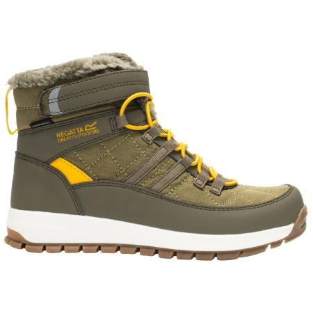 Kinder Winterschuhe Regatta Elbourne Junior Bark Green/Sunset khaki Bark Green/Sunset