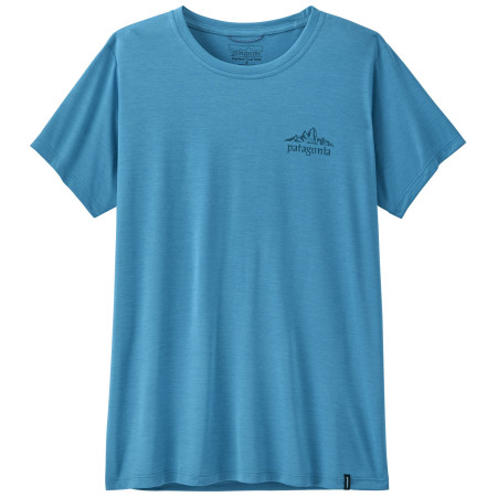 Damen-T-Shirt Patagonia Women's Capilene Cool Daily Shirt - Cloud Crag blau Shore Blue - Light Shore Blue X-Dye