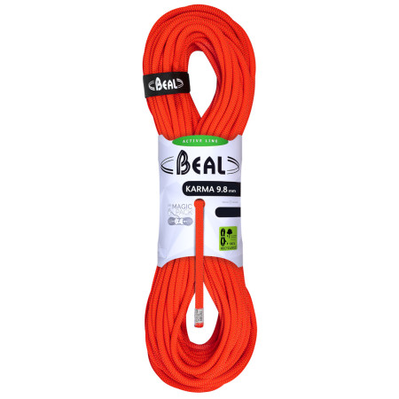 Kletterseil Beal Karma 9,8 mm (50 m) orange SolidOrange