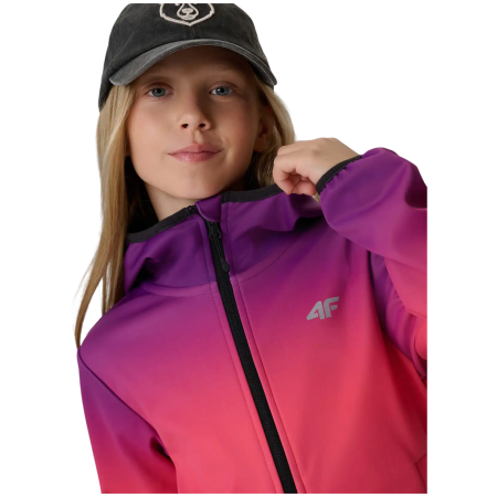 Kinder-Softshell-Jacke 4F Softshell Jacket F603 Multicolour 3 Allover