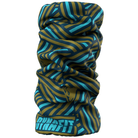Halswärmer Dynafit Logo Neck Gaiter blau/grün army/3010 RAZZLE DAZZLE