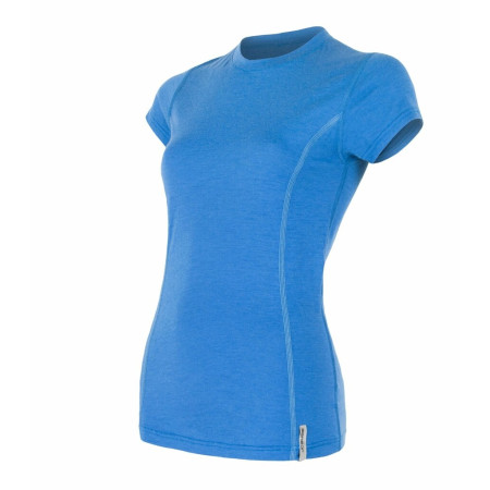 Damen-T-Shirt Sensor Merino Wool Active kr.r. blau Blue