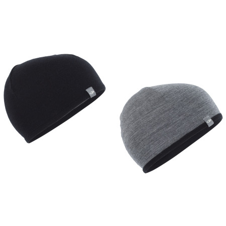 Mütze Icebreaker Pocket Hat schwarz/grau Black/GritstoneHthr