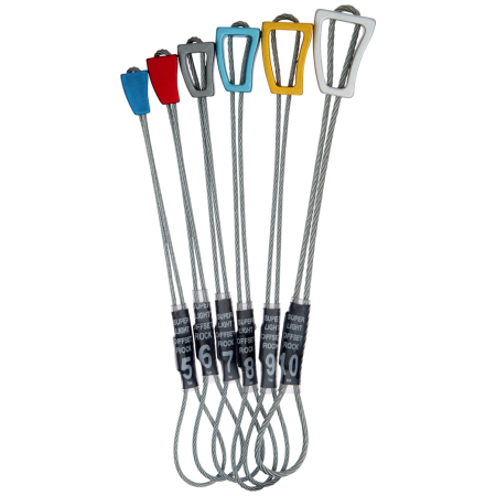 Klemmkeile-Set Wild Country Superlight Offset Rocks 5-10 mix1 grey