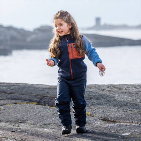 Kinder-Sweatshirt Didriksons Anten Kids Fullzip 2 Winter Blue