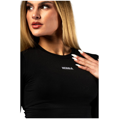 Damen-Top Nebbia Seamless Long Sleeve Crop Top Power