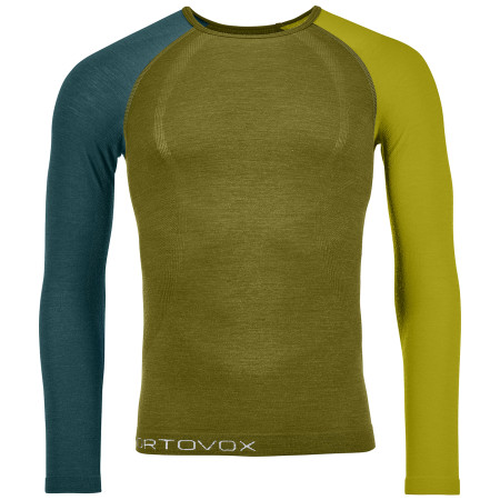 Herren-T-Shirt Ortovox 120 Comp Light Long Sleeve M grün sweet alison