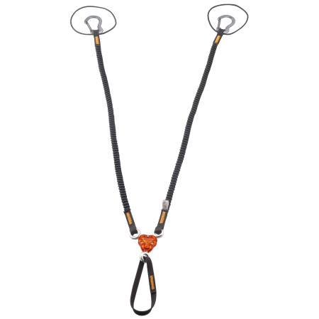 Rundschlinge Camp X-Gyro Leash - 85/129 Cm schwarz/orange