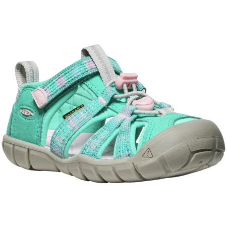 Kindersandalen Keen Seacamp II Cnx Children Bright Aqua/Giggle Pink hellblau bright aqua/giggle pink