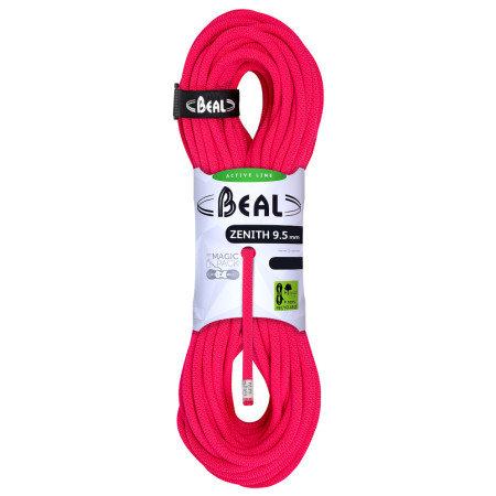 Kletterseil Beal Zenith 9.5 mm (60 m) rosa SolidPink