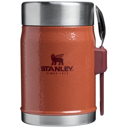 Thermobehälter fürs Essen Stanley mit Löffel/Gabel 400 ml braun