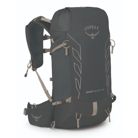 Damen Wanderrucksack Osprey Tempest Velocity 20 schwarz dark charcoal/chiru tan