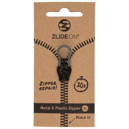Ersatz-Reißverschluss ZlideOn Metal & Plastic Zipper XL